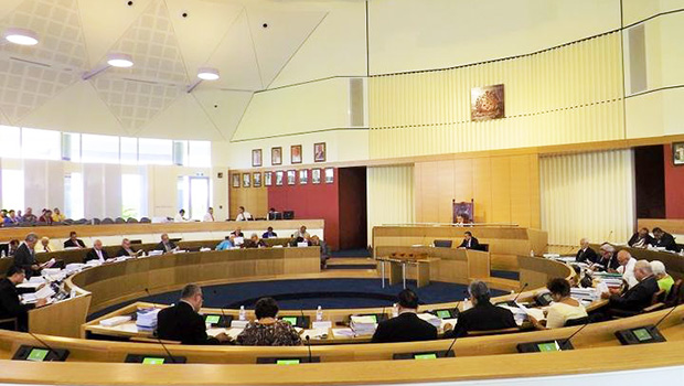 Samoa Parliament assembly room