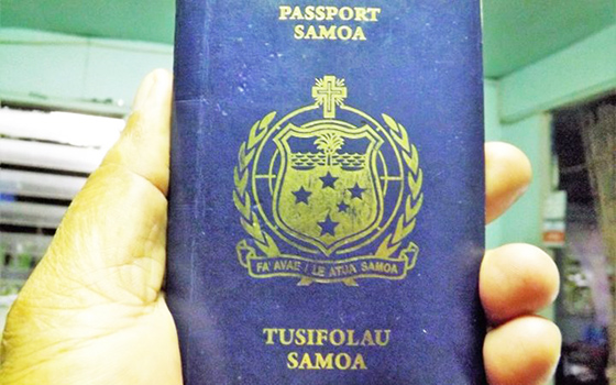 Samoa Passport