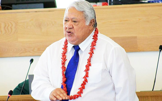 Prime Minister Tuilaepa Sailele Malielegaoi 