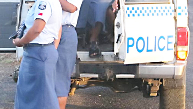 stock photo of Samoa police van 