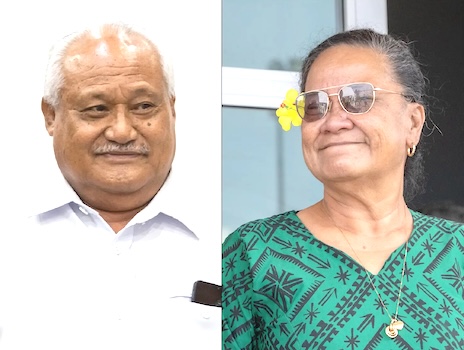 Speaker of the House, Papalii Lio Masipau, and Minister of Justice, Matamua Seumanu Vasati Sili Pulifana 