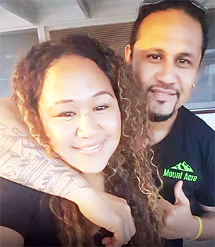 Jacinta Setu and her husband Ofo