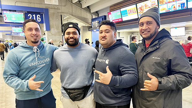 Samoan fans at Vancouver Sevens