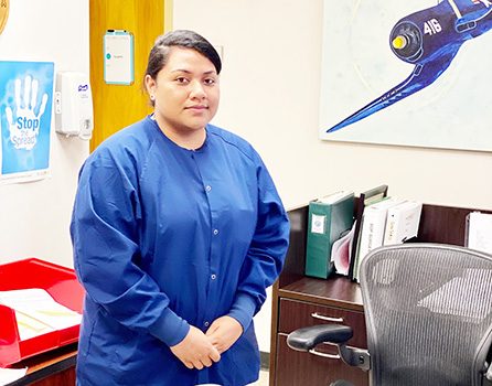 Petty Officer 3rd Class Sarona Toalepai —