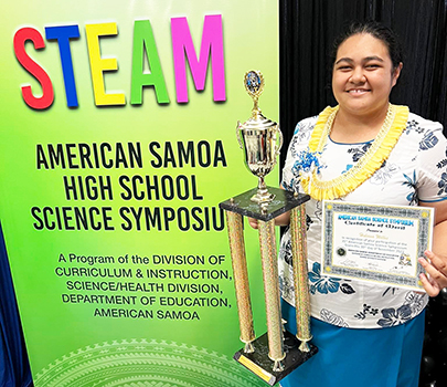 Heleina Willis of Fa’asao Marist High School