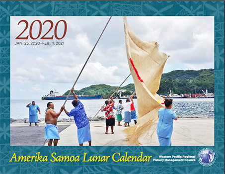 The American Samoa calendar cover
