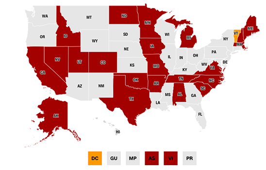 caucus map