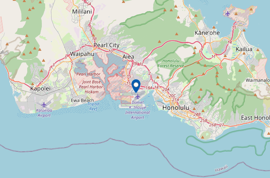 Honolulu map