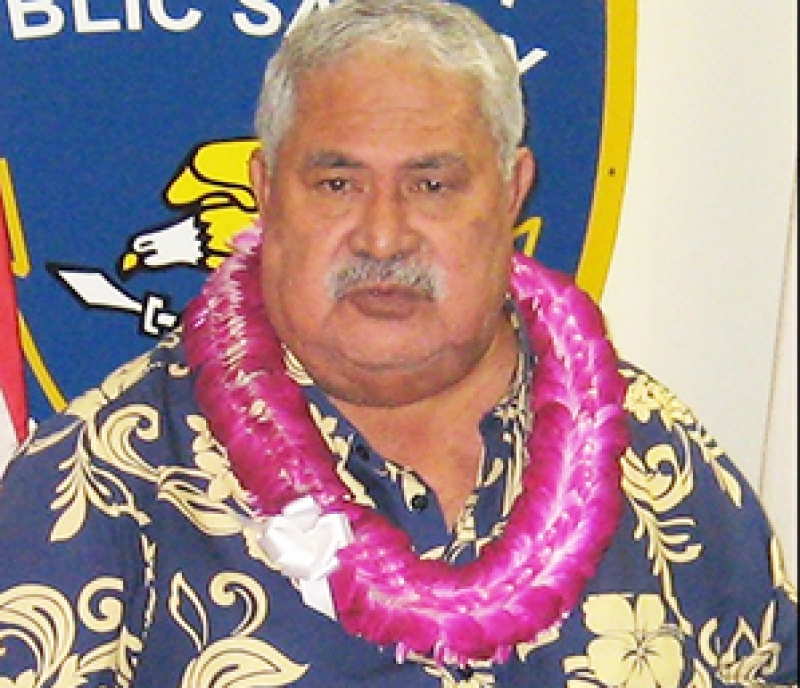 Senate President Tuaolo Manaia Fruean 