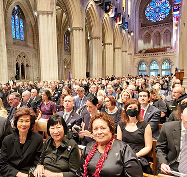Amata with Elaine Chao and Julia Chang Bloch.