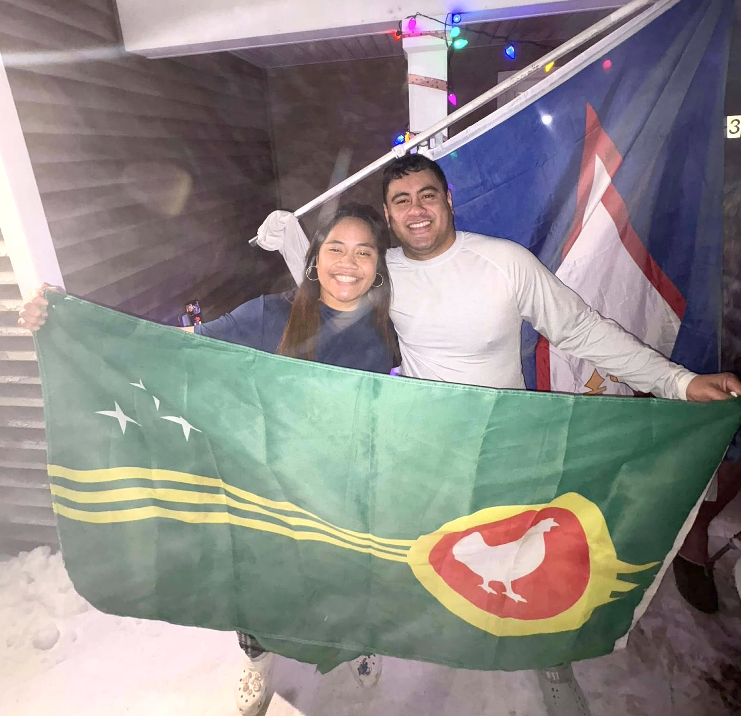 SGT Miracle Petelo and SPC Williza Tulisua