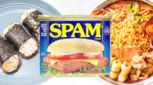 SPAM can with misubi