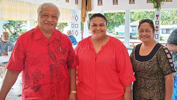 Speaker of the House with family members of Tulifua Tini Lam Yuen