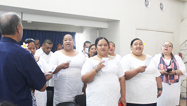 Governor's office choir