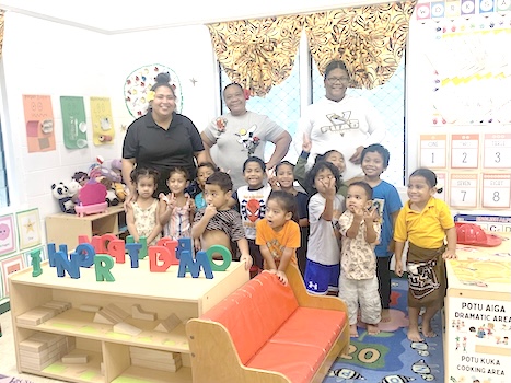 Mt. Alava Elementary School students and teachers