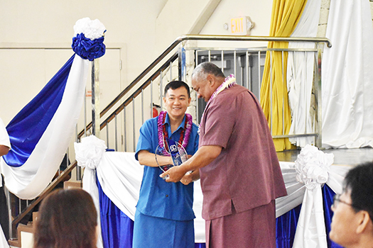 StarKist Co. President and Chief Executive Officer Chae-Ung Um WITH GOV. LEMANU
