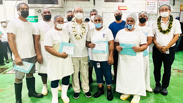 Starkist Co. President & CEO and 15 fish cleaners