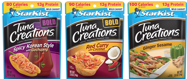 StarKist Tuna Creations flavors.