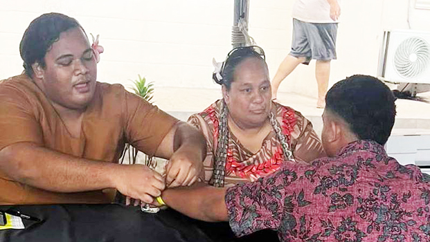 Young man registering for Summer Youth Employment program