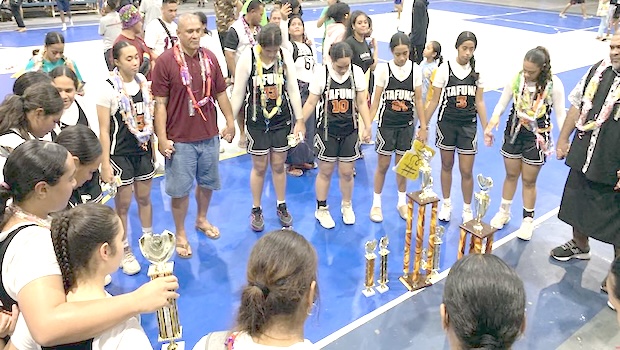 Tafuna High School JV and Varsity girls basketball teams