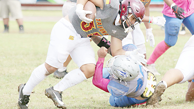 Tafuna Warriors fullback, Larry Masaniai