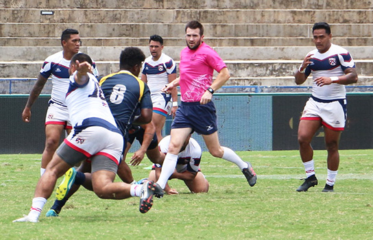 Talavalu in action against Solomons