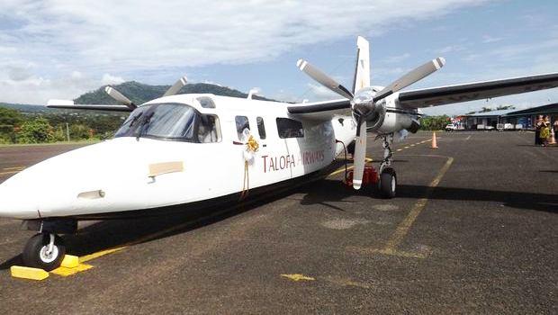 One of Talofa Airways Twin Commander aircraft