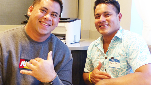 Paolo (left) and Francis (right)