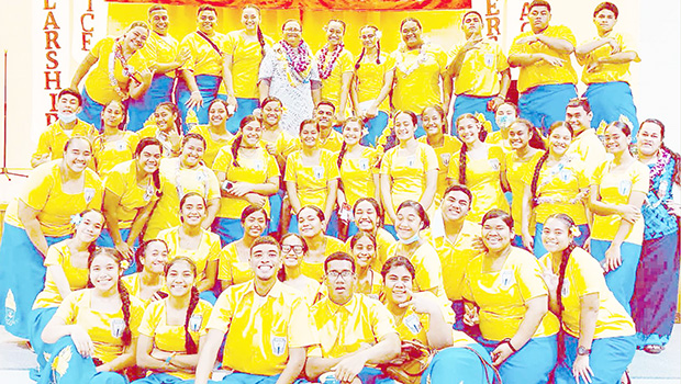 Members of the Tafuna High School’s National Honor Society