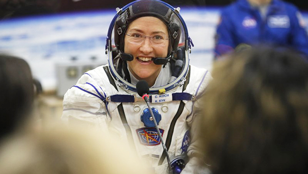 U.S. astronaut Christina Koch