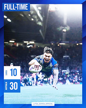 Final Score Rugby League World cup