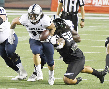 Nevada Wolfpack running back, Toa Taua 