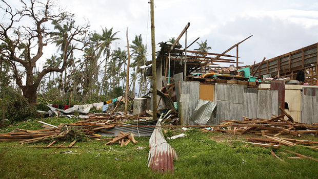 The aftermath of Cyclone Gita 