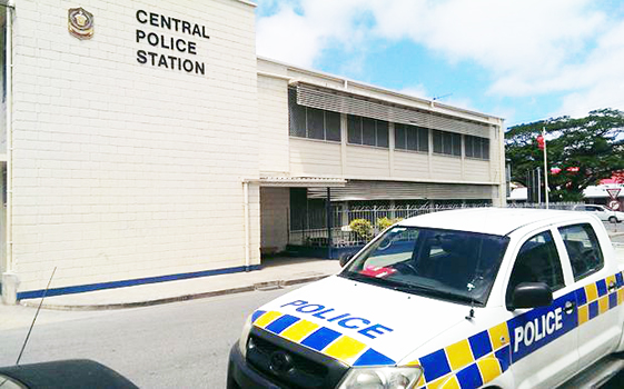The Central Police Station in Tonga's capital, Nuku'alofa. 