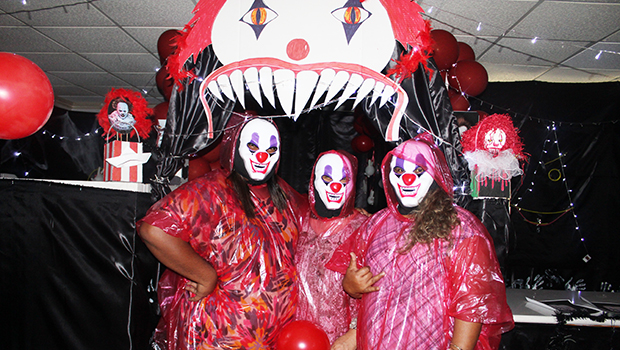 DHR staff during their Town of Horror event on Halloween