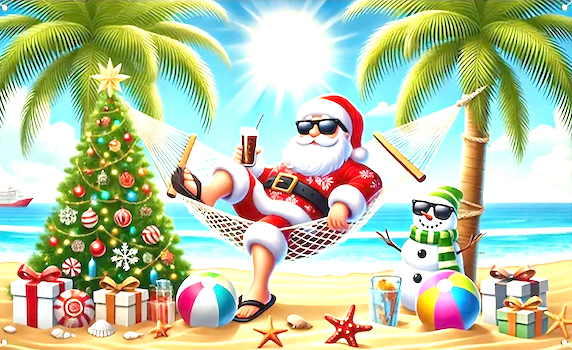 Tropical Santa