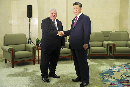 Tuilaepa Sailele Malielegaoi,Chinese President Xi Jinping
