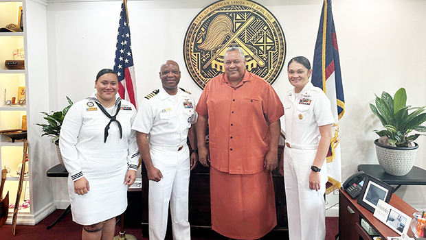 GOVERNOR WITH TOA O SAMOA