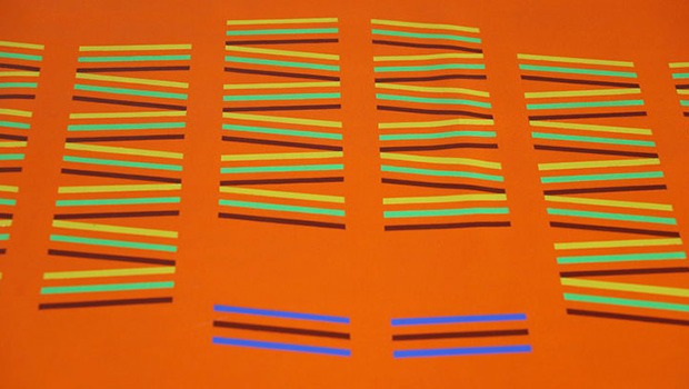  Part of a painting by Vaimaila Urale for her project Typeface.