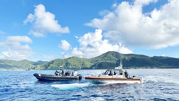 USCG vessels in Pago Pago Harbor