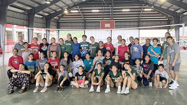 hildren ranging from ages 9-12, who participated at the Matafao Elementary School 