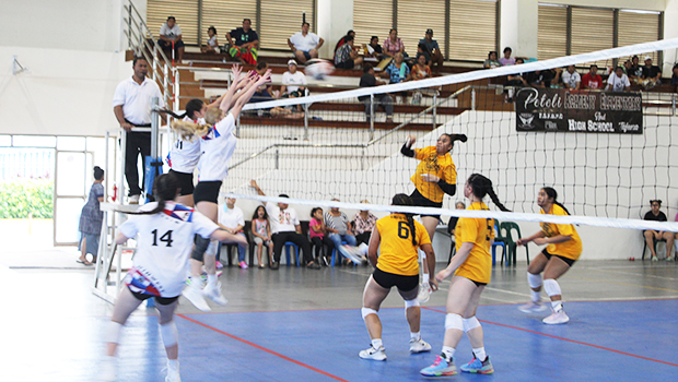 Samoa Bowl volleyball action