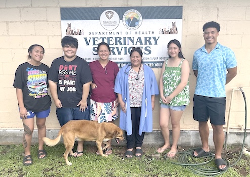 ASCC Psychology students at Vet Clinic
