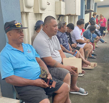 WAITING LINE FOR REAL ID