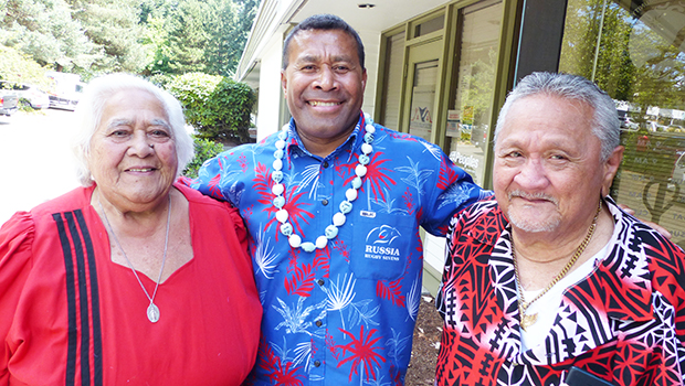 Three attendees at Pacific Rim meeting in Washington State