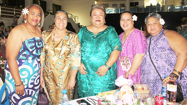 Family and friends of business owner Vui Florence Tuaumu Vaili-Saulo