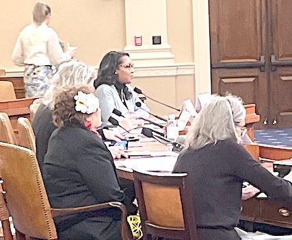 Amata gave testimony on her bill H.R. 399