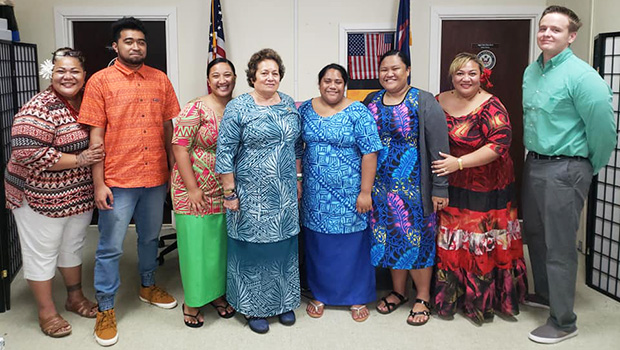 Cong. Aumua Amata's local office interns