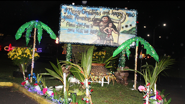 Christmas lights and decorations