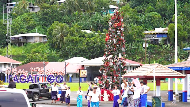 American Samoa’s Christmas tree 